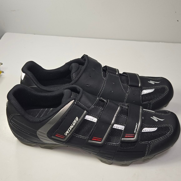 Specialized Sport MTB Mens Cycling Shoes Black Size EU 46 US 12.25 611E-4346 - Picture 9 of 12